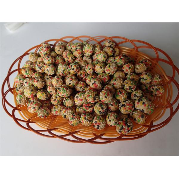 Delicious Honey Sesame Peanuts Ball Multi Flavor Snacks Plump Crispy