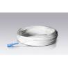 White Fiber Optic Network Cable , Ftth Fiber Optic Drop Cable Sc Connector for sale