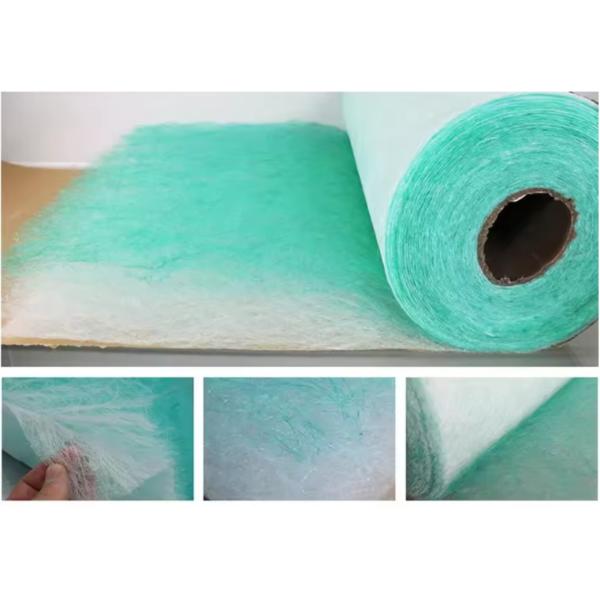 High Strength Fiberglass Composition Synthetic Air Filter Media Roll For Spray Booths