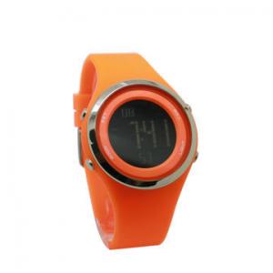 China Candy Color Plastic Case Digital Wrist Watches For Children Silicone on sale