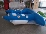 Green Blue 0.9mm PVC Water Sports Banana Boat 4m * 3m/3m*2.3 M