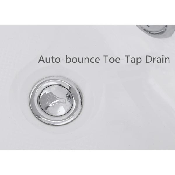 Smart Constant Temperature Square Acrylic Bathtub With Pillow