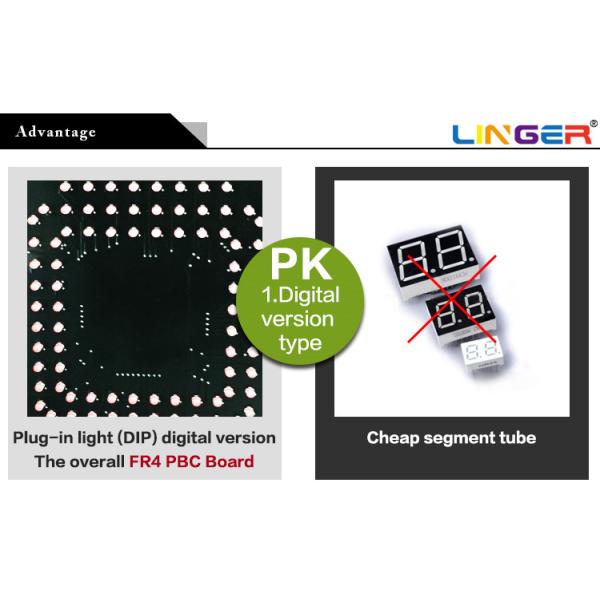 888.8 Led Gas Price Sign , White Color Digital Gas Station Price Signs For Single Side