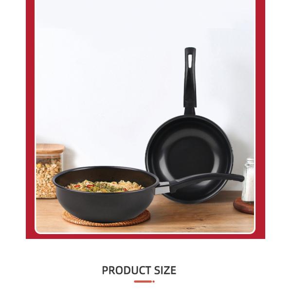 Thickened Multiple Sizes Iron Kitchen Non Stick Sauce Pot For Cooking