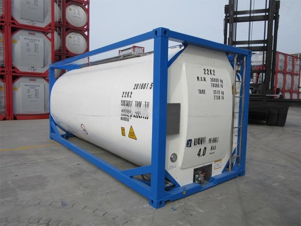 316L/SAN50028-7/WNr 1.4402/1.4404 Material 25000 Liters SS316L Vessel and Shell UN T11 20ft Ethanol ISO Tank Container