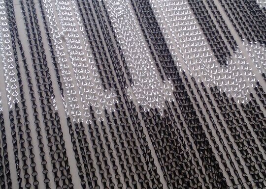 9x12 Aluminum Link Chain / Decorative Mesh Curtain 2mm diameter