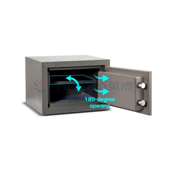 Double Keys Lock Anti Theft Solid Steel Fire Proof Safe Box For Security FB/FG-32---158