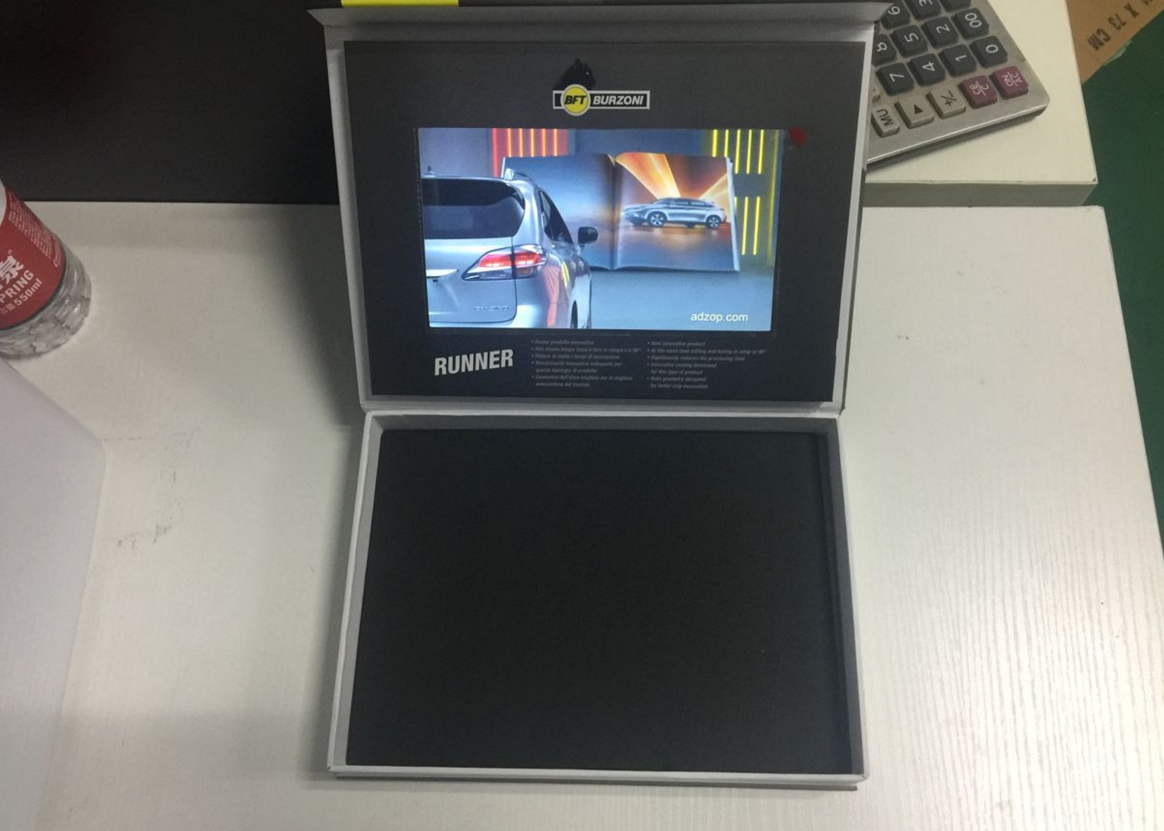 Quality Digital Custom Video Box Luxury Folded With Customized Function for sale