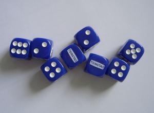 Promotional unique acrylic material custom printed gaming roleplaying dice sets