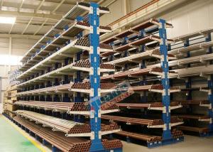 Quality Q235B Steel Cantilever Storage Racks , Selectivity Heavy Duty Cantilever Racking for sale
