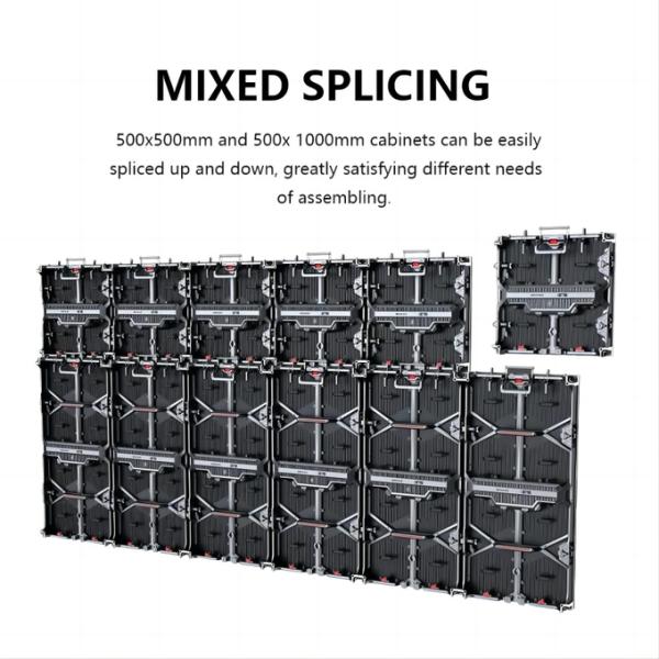 P3.91mm 500x500mm LED Display Panel Stage Background Video Wall Screen 5