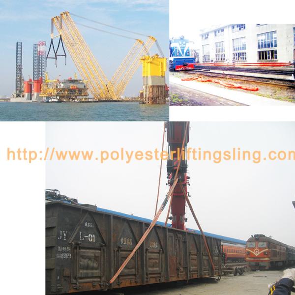 Endless Polyester Round Lifting Sling WLL 10T EN1492-2 Customized Length