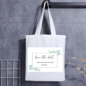 Quality Custom Printed Shopping Christmas Gift Cartoon Ladies Canvas Carrier Bags Cotton Logo for sale