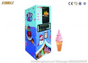 Quality 70g/Cup  Popsicle Ice Cream Cone Vending Machine Adjustable Capacity for sale