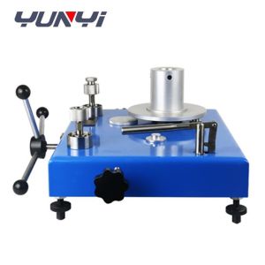 Precision Dead Weight Tester Piston Pressure Gauge Calibrator
