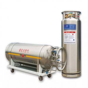 China Liquid Nitrogen Cryogenic Dewar Cylinder Self Pressurized Cryogenic Container on sale