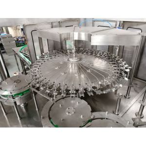 Mango / Sugarcane Aseptic Juice Filling Machine 40 Rinsing Heads 6000BPH