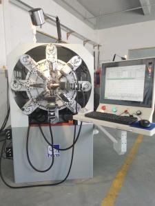 China High Efficiency CNC Spring Machine , Rotary Wire Spring Making Machine on sale