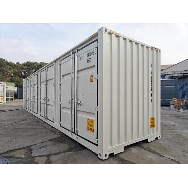 40ft High Cube Open Side Shipping Container with 12192 x 2438 x 2896 mm External Dimensions and Customizable Features