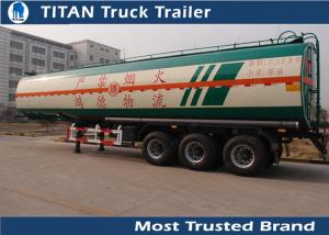 Maximum volumetric capacity petrol fuel tank trailers with LED lighting