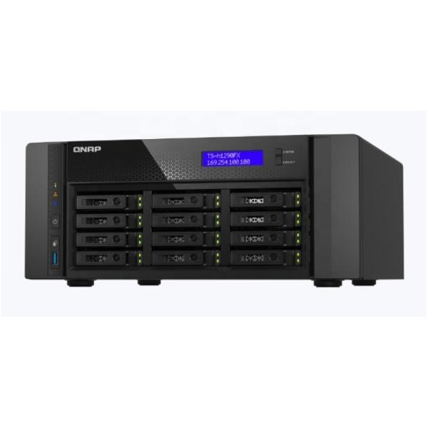 New Original TS-h1290FX Networked Storage 12-bay U.2 NVMe SATA NAS support U.2 NVMe PCIe Gen 4 / SATA SSD