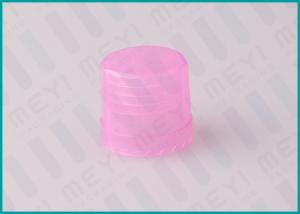 China 24/415 Pink Screw Top Caps Leakage Prevention With Polypropylene Material on sale