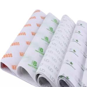 Quality 30gsm Printed Tissue Paper Bottle Wrap Logo Gift Recyclable 10gsm for sale