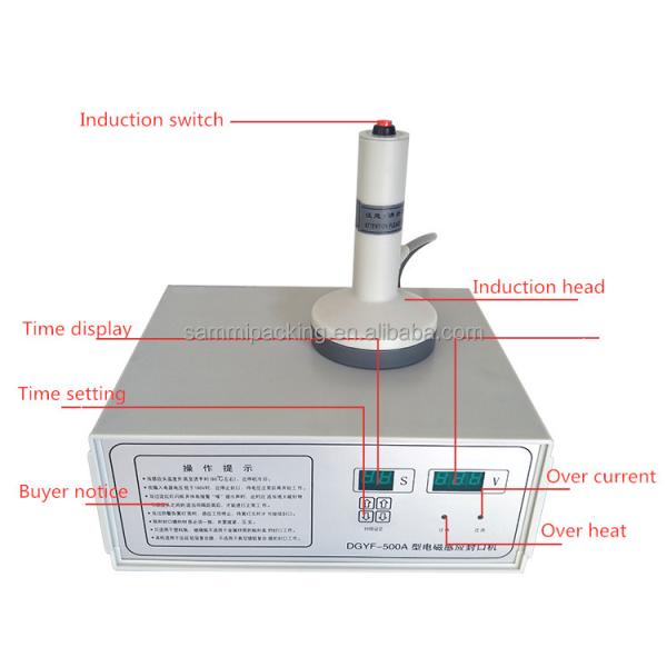 Handheld Electric Portable Aluminum Foil Gasket Sealing Machine 20-100mm Bottle Lid Mouth Sealing for Beverage Applications