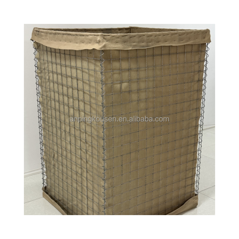 4.0mm-5.0mm Wire Gauge Welded Mesh Gabion Barrier Perfect for Defense and Blast Wall
