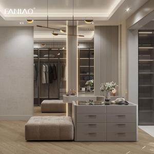 Quality Luxury Modern Armarios Bedroom Furniture Set Furniture Cabinets Clothes Closet Walk In Closet With Mirror Wardrobe for sale