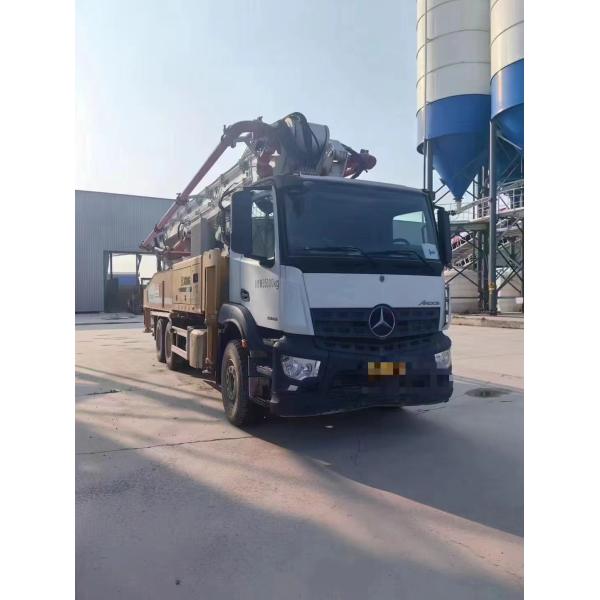 2021 Original Equipment 52m Concrete Boom Pump with Mercedes Benz Chassis and 3 Shafts