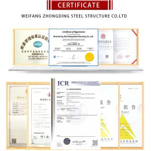 Folding Container House Kit Set With Flat Pack Container House