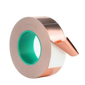 Quality 76mm Adhesive Copper Tape Custom Log Roll Conductive Adhesive Tape for sale