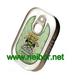 Quality fake Sardine style tin can metal container for paper clips storage for sale