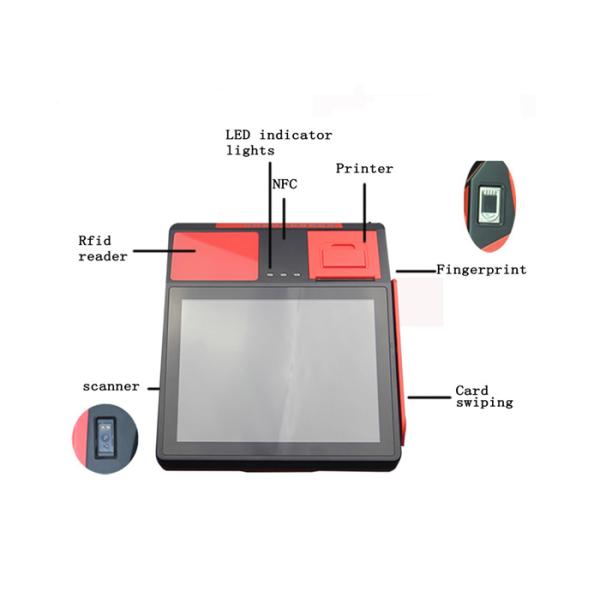 9.7 Inch Android Restaurant POS Cash Register System Software 1024*768