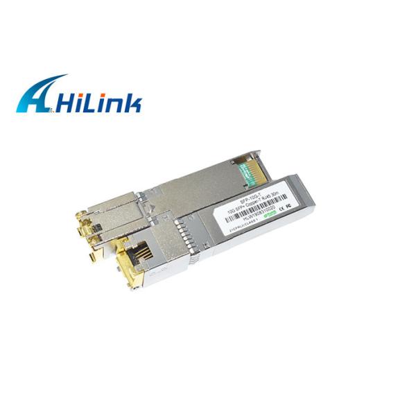 Hot Pluggable 30m RJ45 10G Copper SFP+ Transceiver Module