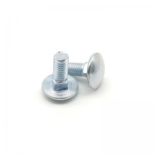 China ASME B18 5 Zinc Plated Bolts And Nuts Grade 2 Carriage Coach Bolt Round Head Square Neck on sale