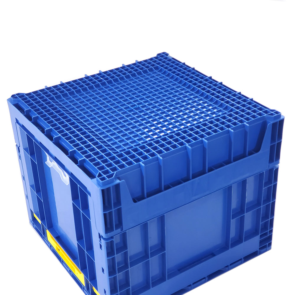 Vegetable Plastic Collapsible Storage Bins Warehouse Storage Logistic Transport