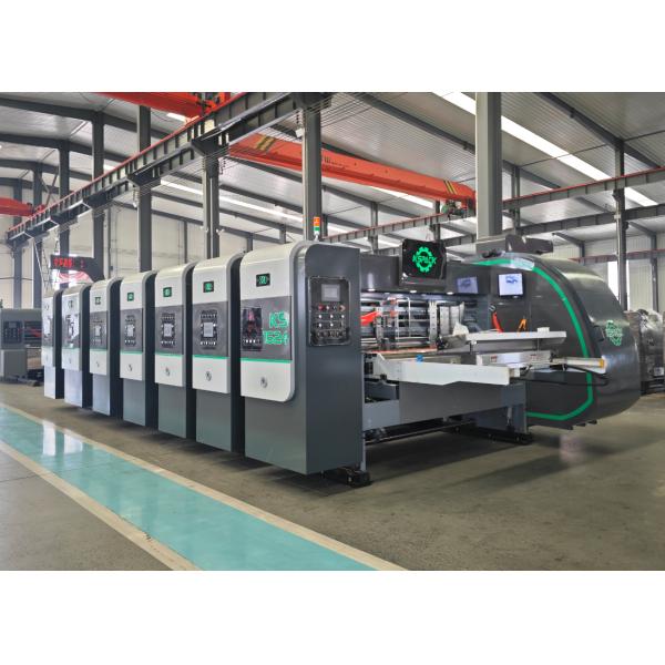 Corrugated Carton Manufacturing Machinery Under Printing Machine 4 Color Under-Print Slotter Die Cutter