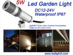 5W LED Lawn light CREE LED Chip outdoor lighting IP67 DC12-24V for Garden,