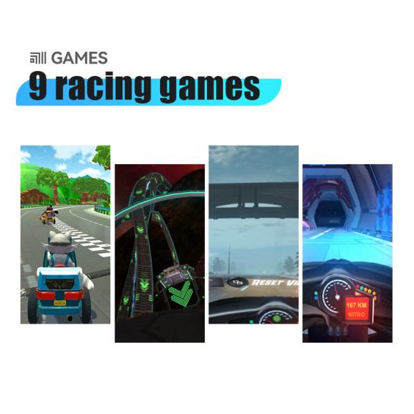 3 Dof Motion 9D VR Motorcycle Driving Racing Simulator For Shopping Mall