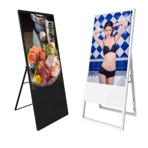 China Shop Portable Floor Standing LCD Advertising Player 43 Inch For Exhibition on sale