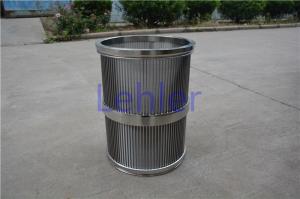 Quality Perfect Roundness Pressure Screen Basket Non - Clogging Construction for sale