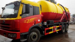 Quality China brand Faw 6*4 18cbm vacuum trucks for sale, factory sale best price 14-18cbm FAW LHD sewage suction truck for sale
