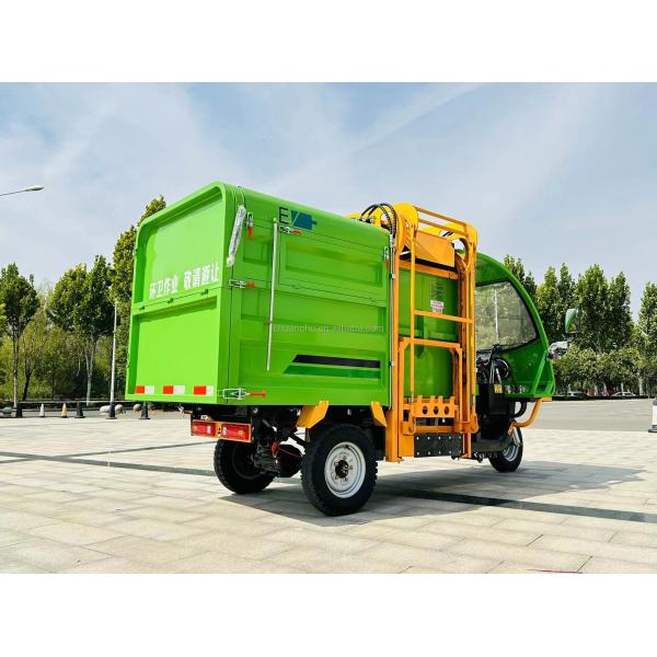 Pure Electric Energy Type Side Loading Road Cleaning Machine Garbage Collection Truck Can Cleaner