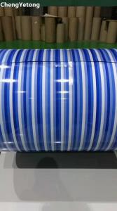 Quality Stripe Pattern Printed Stainless Steel Sheet Roll Weight ≤8T Yield Strength 240-700Mpa for sale