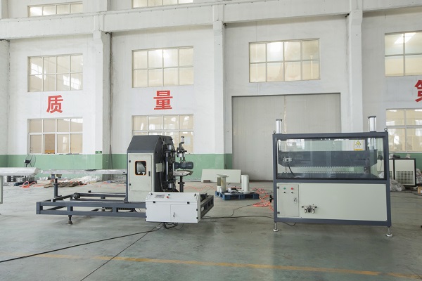 HDPE Double Wall Corrugated Pipe Machine / Production Line With Low Noise With 40mm-110mm Dia