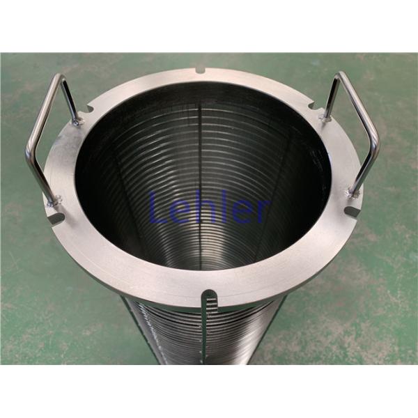 Fine Chemical Filtration Wedge Wire Filter Elements Automatic Self Cleaning