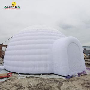Quality Outdoor White Giant Inflatable Dome Tent 15m Diameter PVC For Advertising for sale