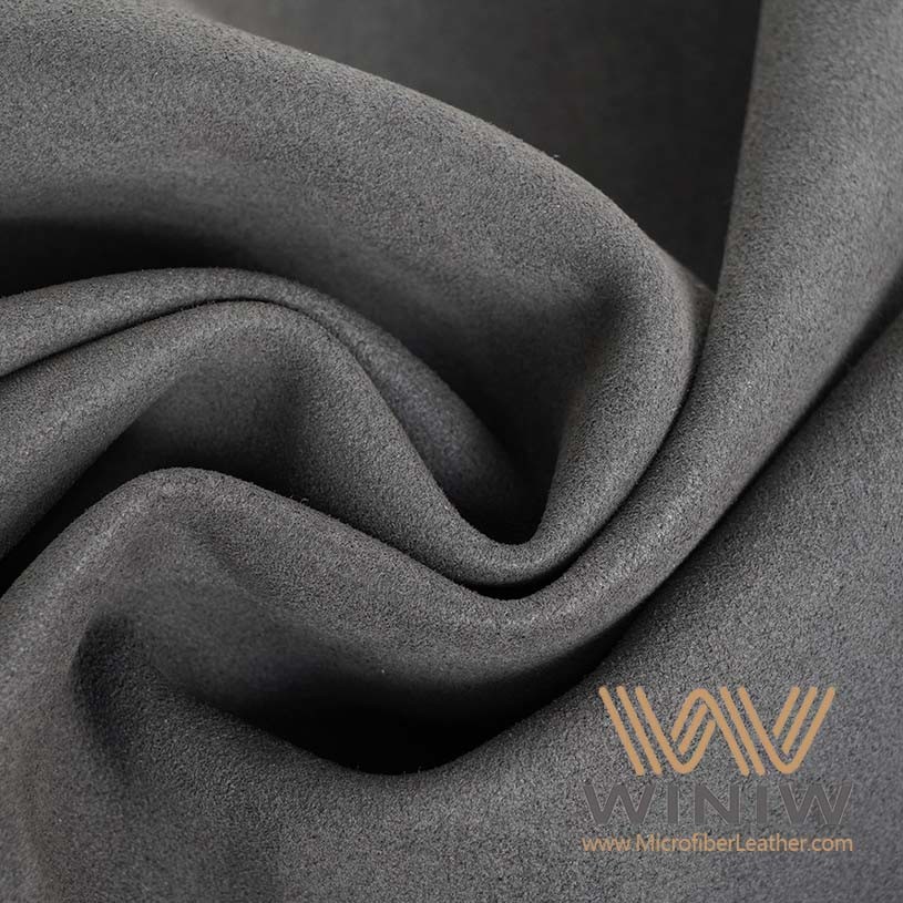 Light-Weight Genuine PU Leather Shoe Lining Suede Fabric